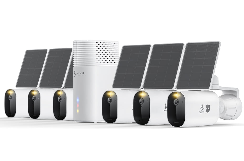 4K Ultra HD Wireless Battery & Solar Power Camera System, NVR Playback & Setup, No Network Needing Optional, Local Storage, No Monthly Fee