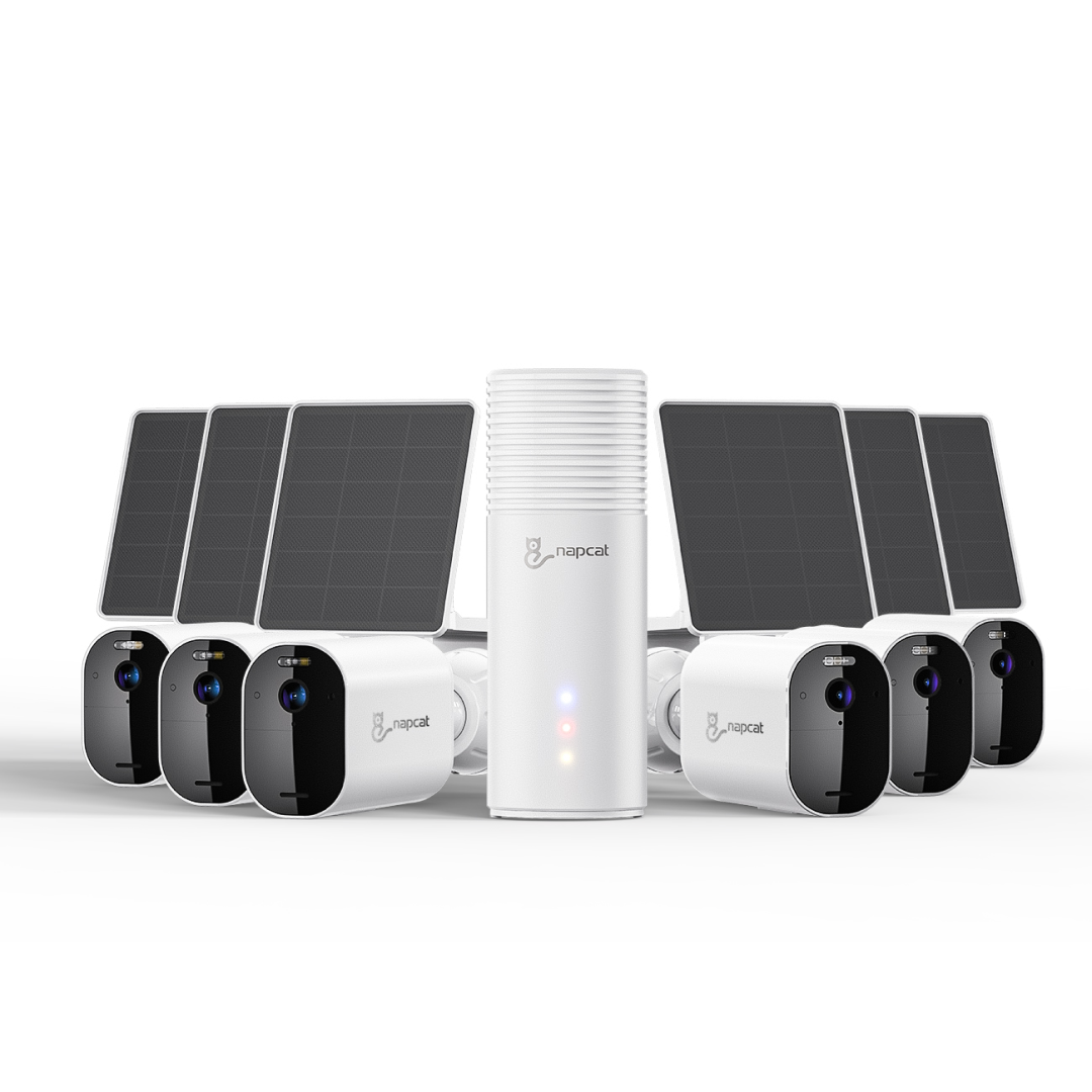 5MP HD Wireless Battery & Solar Power Camera System, NVR Playback & Setup, No Network Needing Optional, Local Storage, No Monthly Fee