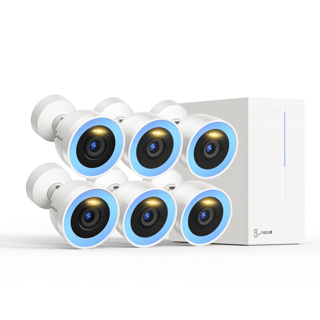 4MP Color Night Vision Proaction Deterrent Security System - 8 Channel 6 Cameras with 2TB HDD