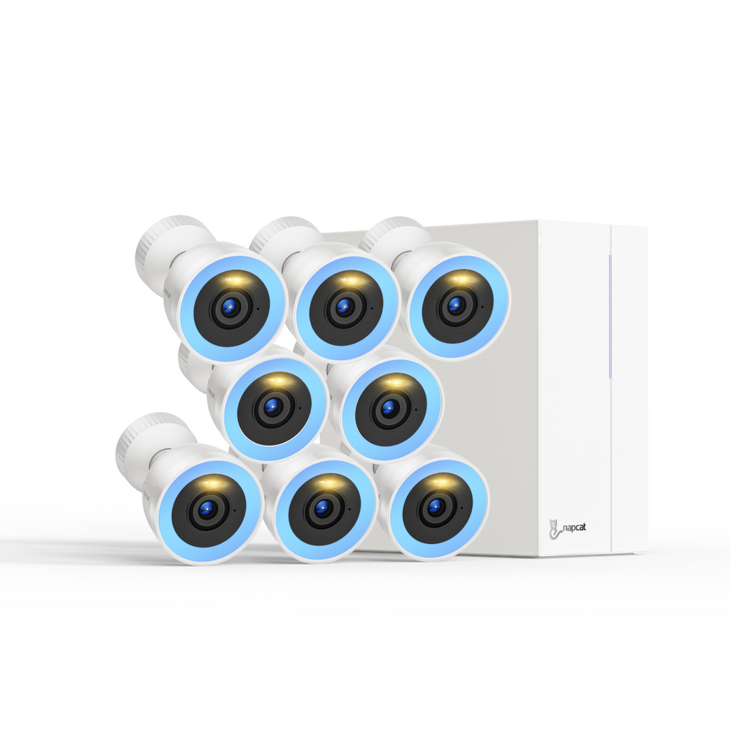 4MP Color Night Vision Proaction Deterrent Security System - 8 Channel 8 Cameras with 2TB HDD